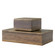 Turneyes Boxes, Set of 2 in Dark Walnut (314|ARI03)