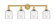 Edison Four Light Bath Vanity in Satin Gold (405|616-4W-SG-G558-6SDY)