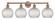 Edison Four Light Bath Vanity in Antique Copper (405|616-4W-AC-G122C-8CL)