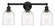 Edison Three Light Bath Vanity in Matte Black (405|616-3W-BK-G558-6CL)