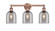 Edison Three Light Bath Vanity in Antique Copper (405|616-3W-AC-G558-6SM)
