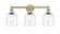 Edison Three Light Bath Vanity in Antique Brass (405|616-3W-AB-G558-6CL)