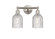 Edison Two Light Bath Vanity in Brushed Satin Nickel (405|616-2W-SN-G559-5CL)