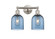 Edison Two Light Bath Vanity in Brushed Satin Nickel (405|616-2W-SN-G558-6BL)
