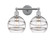 Edison Two Light Bath Vanity in Polished Chrome (405|616-2W-PC-G556-8CL)