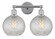 Edison Two Light Bath Vanity in Polished Chrome (405|616-2W-PC-G122C-8CL)