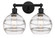 Edison Two Light Bath Vanity in Matte Black (405|616-2W-BK-G556-8CL)