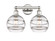 Edison Two Light Bath Vanity in Brushed Brass (405|616-2W-BB-G556-8CL)