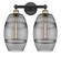 Edison Two Light Bath Vanity in Black Antique Brass (405|616-2W-BAB-G557-8SM)