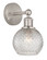 Edison One Light Wall Sconce in Brushed Satin Nickel (405|616-1W-SN-G122C-6CL)