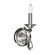 Jasmine One Light Wall Sconce in Polished Silver (53|9671-40CL)