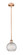 Edison One Light Mini Pendant in Antique Copper (405|616-1S-AC-G122C-8CL)