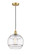 Edison One Light Mini Pendant in Satin Gold (405|616-1P-SG-G556-12CL)