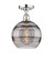 Edison One Light Semi-Flush Mount in Polished Chrome (405|616-1F-PC-G556-10SM)