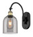 Ballston One Light Swing Arm in Black Antique Brass (405|518-1W-BAB-G558-6SM)