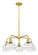 Ballston Five Light Chandelier in Satin Nickel (405|516-5CR-SN-G556-6CL)