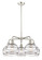 Ballston Five Light Chandelier in Polished Nickel (405|516-5CR-PN-G556-8CL)