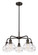Ballston Five Light Chandelier in Oil Rubbed Bronze (405|516-5CR-OB-G556-6CL)