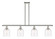 Ballston Four Light Island Pendant in Polished Nickel (405|516-4I-PN-G558-6CL)