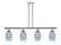 Ballston Four Light Island Pendant in Polished Chrome (405|516-4I-PC-G557-6BL)