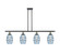 Ballston Four Light Island Pendant in Black Antique Brass (405|516-4I-BAB-G557-6BL)