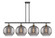 Ballston Four Light Island Pendant in Black Antique Brass (405|516-4I-BAB-G556-12SM)