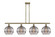 Ballston Four Light Island Pendant in Antique Brass (405|516-4I-AB-G556-10SM)