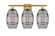 Ballston Three Light Bath Vanity in Polished Nickel (405|516-3W-PN-G557-8SM)