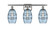Ballston Three Light Bath Vanity in Polished Chrome (405|516-3W-PC-G557-6BL)