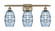 Ballston Three Light Bath Vanity in Antique Brass (405|516-3W-AB-G557-6BL)