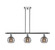 Ballston Three Light Island Pendant in Satin Gold (405|516-3I-SG-G556-6SM)