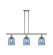Ballston Three Light Island Pendant in Polished Nickel (405|516-3I-PN-G558-6BL)