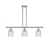 Ballston Three Light Island Pendant in Polished Nickel (405|516-3I-PN-G112C-5CL)