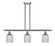 Ballston Three Light Island Pendant in Polished Chrome (405|516-3I-PC-G559-5CL)