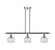 Ballston Three Light Island Pendant in Polished Chrome (405|516-3I-PC-G556-6CL)