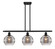 Ballston Three Light Island Pendant in Matte Black (405|516-3I-BK-G556-8SM)