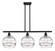Ballston Three Light Island Pendant in Matte Black (405|516-3I-BK-G556-10CL)