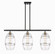 Ballston Three Light Island Pendant in Black Antique Brass (405|516-3I-BAB-G557-8CL)