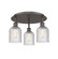 Ballston Three Light Semi-Flush Mount in Oil Rubbed Bronze (405|516-3C-OB-G559-5CL)
