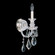 Hamilton One Light Wall Sconce in Polished Silver (53|5701CL)