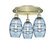 Ballston Three Light Semi-Flush Mount in Antique Brass (405|516-3C-AB-G557-6BL)