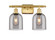 Ballston Two Light Bath Vanity in Satin Gold (405|516-2W-SG-G558-6SM)