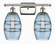 Ballston Two Light Bath Vanity in Polished Nickel (405|516-2W-PN-G557-6BL)