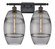 Ballston Two Light Bath Vanity in Matte Black (405|516-2W-BK-G557-8SM)
