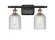 Ballston Two Light Bath Vanity in Black Antique Brass (405|516-2W-BAB-G559-5CL)