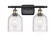 Ballston Two Light Bath Vanity in Black Antique Brass (405|516-2W-BAB-G558-6SDY)