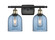 Ballston Two Light Bath Vanity in Black Antique Brass (405|516-2W-BAB-G558-6BL)