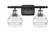 Ballston Two Light Bath Vanity in Black Antique Brass (405|516-2W-BAB-G556-6CL)