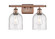 Ballston Two Light Bath Vanity in Antique Copper (405|516-2W-AC-G558-6SDY)