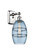 Ballston One Light Wall Sconce in Polished Chrome (405|516-1W-PC-G557-6BL)